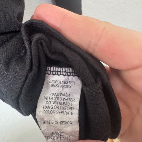 Shiela‎ Rose Black Turtleneck Long Sleeve Tunic Top Women's Size L - Picture 4 of 7